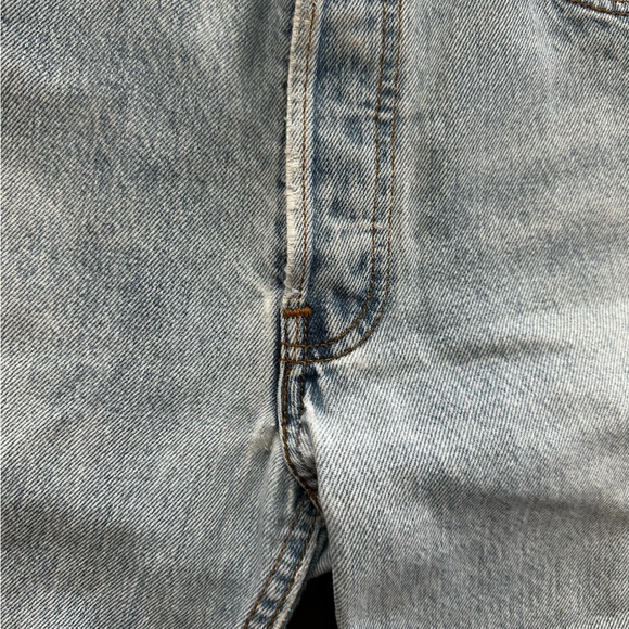 VINTAGE Buzz 18 Reworked Levi’s 501s - Beaded Embellished Jeans from the 90s - Picture 15 of 16